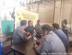 Jumat Curhat di Bengkong, Polsek Barelang Bagikan Tips Mudik Aman bagi Warga