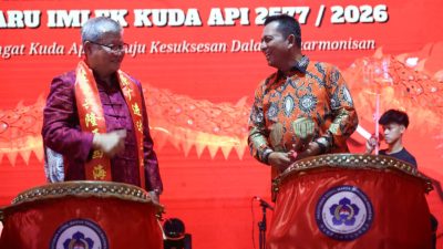 Ansar Ahmad Hadiri Malam Penyambutan Imlek 2577, Tegaskan Semangat Kebersamaan Bangun Kepri