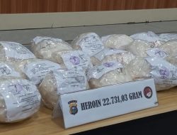 Terbongkar! 22,7 Kg Heroin di Bengkalis Digagalkan Polisi, Jaringan Narkoba Besar Masih Diburu