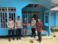 Perkuat Syiar Ramadhan,Satbinmas Polres Natuna Salurkan Puluhan Wakaf Al-Qur’an‎