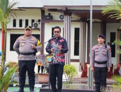 Mudik Aman Keluarga Bahagia, Polres Natuna Gelar Apel Operasi Ketupat Seligi 2026