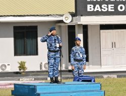 Danlanud RSA Pimpin Upacara 17-an, Tekankan Profesionalisme dan Kesiapsiagaan Prajurit