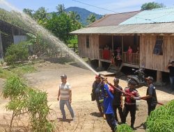 Kebakaran Lahan Warga di Jemaja Anambas Berhasil Dipadamkan dalam Setengah jam dari Pihak Damkar