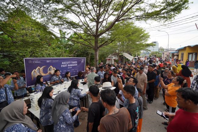 Ascott Takes Part Ramadan kembali digelar Ascott Indonesia dengan menyalurkan 6.500 paket makanan di 17 kota. Program sosial ini juga berlangsung di Batam dengan berbagai kegiatan berbagi.