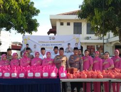 Berbagi Keberkahan di Hari ke-21 Ramadan, Polsek Bengkong Salurkan 150 Paket Takjil