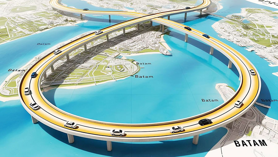 Miniatur Jalan Lingkar Selatan