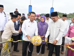 Dermaga Apung HDPE Pelabuhan Jagoh Diresmikan, Ansar Perkuat Konektivitas Lingga
