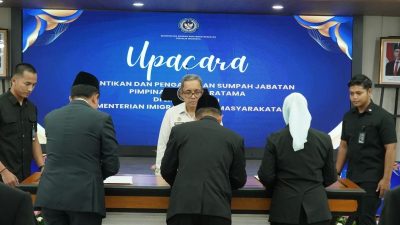 Kemenimipas lantik Kakanwil Imigrasi Kepri dan Kepala Imigrasi Batam