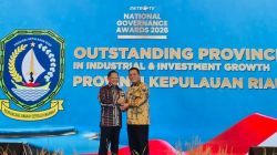 National Governance Awards 2026 mengantarkan Gubernur Kepri Ansar Ahmad meraih dua penghargaan bergengsi berkat keberhasilan pembangunan manusia, ekonomi, dan investasi.