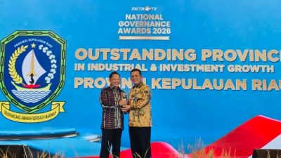 National Governance Awards 2026, Ansar Ahmad Bawa Kepri Borong Dua Penghargaan Bergengsi