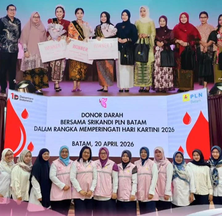 Srikandi PLN Batam menggelar donor darah dan rangkaian kegiatan inspiratif dalam peringatan Hari Kartini 2026, dorong perempuan berdaya dan berdampak bagi masyarakat.