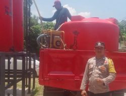 69 Hari Tanpa Henti, Polsek Batu Ampar Pastikan Pasokan Air di Tanjung Sengkuang Aman
