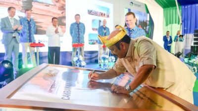 Peresmian dilakukan Menteri Perencanaan Pembangunan Nasional (PPN)/Kepala Bappenas, Rachmat Pambudy. Gubernur Kepulauan Riau Ansar Ahmad turut mendampingi dalam kegiatan tersebut.