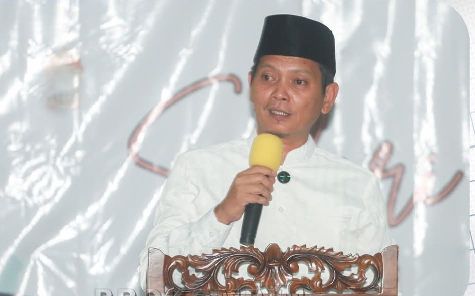 Wakil Bupati Anambas Raja Bayu Gunadian saat berikan sambutan (F- forkopimda kka)
