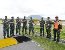 Danlanud RSA Pasang Plang KOBA/FOD, Perkuat Keselamatan Penerbangan di Natuna