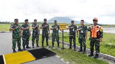Danlanud RSA Pasang Plang KOBA/FOD, Perkuat Keselamatan Penerbangan di Natuna