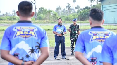 Lanud RSA Natuna Gelar FOD Cleaning Demi Keselamatan Penerbangan
