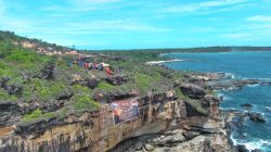 Dari Natuna untuk Indonesia, Garuda Pancasila Berkibar di Geosite Tanjung Datuk