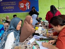 61 Tahun PGN, Hadirkan Cek Kesehatan Rakyat (CAKRA) untuk Warga Cipta Asri