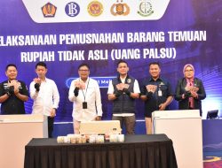 BI Kepri Musnahkan 5.454 Lembar Uang Palsu, Tren Temuan di Masyarakat Terus Menurun