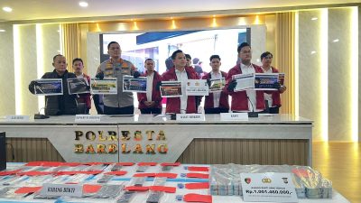 Beromzet Rp10 Miliar Sebulan, Sindikat Judi Online Internasional di Batam Digulung Polresta Barelang