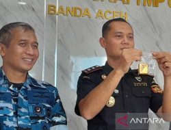 Bea Cukai gagalkan penyelundupan ekspor emas di Bandara SIM Aceh