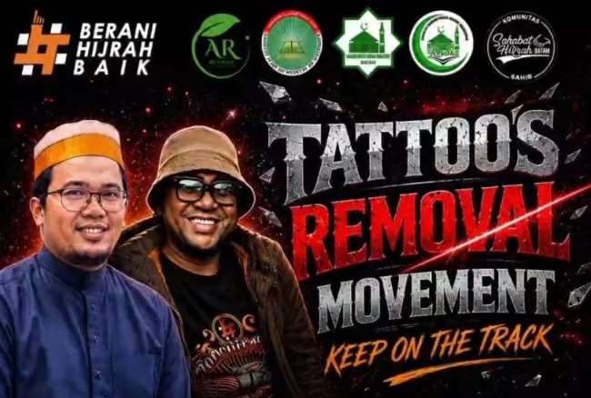 Hapus tato gratis di Batam kembali digelar oleh komunitas Berani Hijrah Baik di Masjid Bukit Indah Sukajadi. Program sosial lintas agama ini sudah berjalan hampir sembilan tahun dan terbuka untuk masyarakat umum.