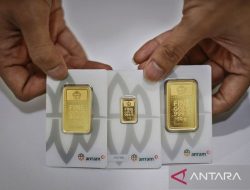 Rabu pagi ini harga emas Antam tak bergerak di Rp2,774 juta/gr