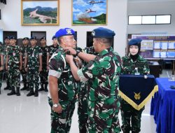 Danlanud RSA Terima Penyerahan Jabatan Dansathanlan, Apresiasi Pengabdian Mayor Pom Aep Rahmat