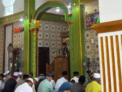 Bhabinkamtibmas Bripda Wira Ramadhan, Menebar Pesan Kamtibmas Melalui Khutbah Jum’at