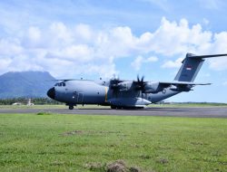Lanud Raden Sadjad Berhasil Dukung Pendaratan Perdana Airbus A400M TNI AU di Natuna 