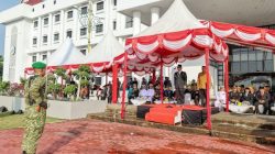 Wakil Gubernur Kepri Nyanyang Haris Pratamura memimpin Upacara Hari Lahir Pancasila 2026 di Dompak. Pancasila ditegaskan sebagai pemersatu bangsa dan fondasi perdamaian dunia.