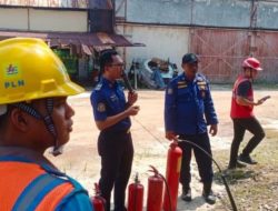 Pelatihan Tanggap Darurat PLN Dabo Singkep, Pegawai Dilatih Hadapi Risiko Kebakaran
