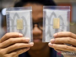 Harga emas Antam pada Selasa stabil di angka Rp2,729 juta/gr