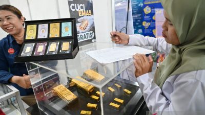 Rabu pagi harga emas tiga jenama di Pegadaian kompak tidak bergerak
