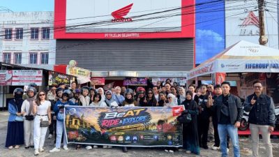 60 Pengguna Honda BeAT Jelajahi Ikon Tanjungpinang