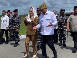 Perkuat Pertahanan Beranda NKRI, Menko Polkam Jenderal Djamari Chaniago Sambangi Markas Guspurla Natuna