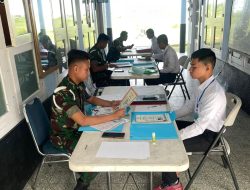 Casis Bintara PK TNI AU Jalani Skrining Pomau di Lanud Raden Sadjad Natuna