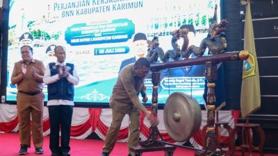 Wabup Karimun Launching Kurikulum IKAN, Cegah Narkoba Masuk Sekolah