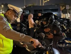 Razia Balap Liar Batam, Satlantas Polresta Barelang Amankan 48 Motor Berknalpot Brong