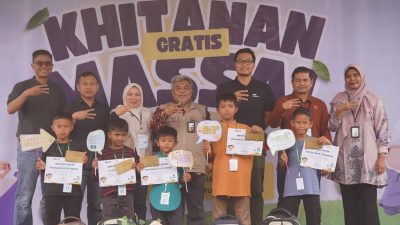 Tak Hanya Khitan Gratis, Pegadaian Pekanbaru Beri Hadiah Tabungan Emas untuk 126 Anak