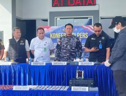Diwarnai Tembakan Peringatan! TNI AL Batam Sita Liquid Vape Narkoba Senilai Rp800 Juta
