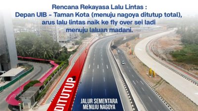 Tingkatkan Keselamatan dan Kenyamanan, BP Batam Lakukan Rekonstruksi Jalan Gajah Mada