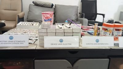 Bongkar Sindikat Narkoba Malaysia di Batam, BNN dan Bea Cukai Sita Vape Etomidate Hingga MDMA