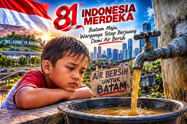 Air bersih Batam hanya mimpi