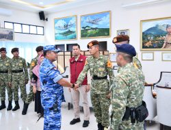 Taruna Akademi TNI Tiba di Natuna, Danlanud Raden Sadjad Beri Motivasi Semangat Pengabdian