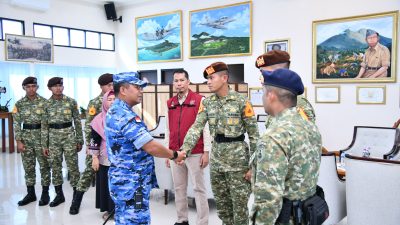 Taruna Akademi TNI Tiba di Natuna, Danlanud Raden Sadjad Beri Motivasi Semangat Pengabdian