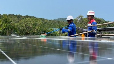 Kementerian ESDM-Pertamina luncurkan PLTS 1 MW di Pulau Sembur Kepri
