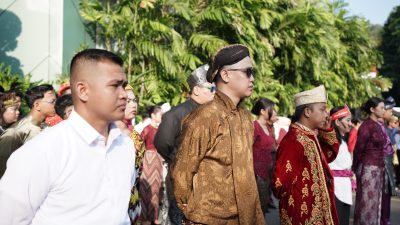 Pakaian Adat dan Paskibraka Semarakkan Upacara HUT ke-81 RI di Wyndham Panbil Batam