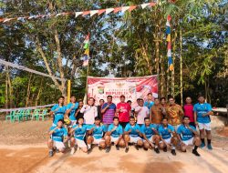 Kabid Propam Polda Kepri Buka Turnamen Voli Kemerdekaan di Kampung Tengah, Siapkan Hadiah Spesial untuk Penonton Terbaik